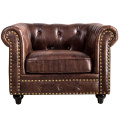 Living Room Sofas European Style Tufted Velvet Chesterfield Arm Chair